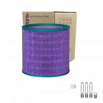 Faf Filter / Dyson TP00 / TP01/ TP02 / TP03 /BP01 / HP02/ AM11 Uyumlu  Formaldehit Mor Filtre  Mor Anti Bakteriyel